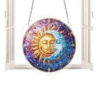 Light Catcher for the Window - Decorative Colourful Acrylic Glass | Light Catcher Window Decoration Made of Acrylic Glass - for Living Room, Bedroom, Wall, Door, Garden, Patio, Mother's Day and