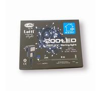 Light Chain Lots 200 LED 8 Light Games For Indoor/Outdoor White Light