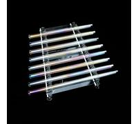 Light Color Crystal Harp with Heavy Duty Carrying Case, CDEFGAB Notes, Chakra Musical Instrument for Yoga Meditation Sound Healing