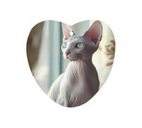 Light-colored Sphynx Cat Automotive Air Fresheners Love form