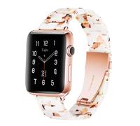 Light Compatible with Apple Watch Strap 41mm 40mm 38mm-Fashion Resin Apple Watch Series 9 Serie 8 Strap,Apple Watch Straps Women Men,Compatible with Apple Watch Serie 9 8 7 SE 6 5 4 3 2 1(41/40/38mm)