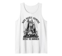 Light Conquers Darkness Templar Knight Faith Armor Warrior Tank Top