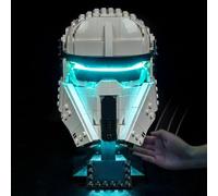 Light Control Led Light Set Compatible with Lego 75458 Imperial Remnant AT-RT Driver Helmet (No Model), Decoration Lighting Set Compatible with Lego Imperial Remnant AT-RT Driver Helmet Building Block