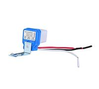 Light Control Switch, 12V Dusk to Dawn Sensor, 10a Auto On Off Photocell Light Switch Photoswitch Light Sensor Switch(12V)