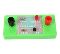 Light-Controlled Switch Experiment Kit with Photoresistor, Transistor & LED, Physics Electronic Circuit Experimental Component Set