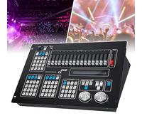 Light Controller, Dmx 512 Console, Retention of Data, 16-Channel + 48 Scenes, Stage Lighting Controller Panel/Easy Use, for Stage Lamp, Party, Club,A