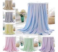 Light Cooling Blanket for Night Sweats and Hot Sleepers, Summer Blankets and Throws, Comfy Absorbs Body Heat Stay Cool Double Cooling Blanket, Reversible Microfiber Air Conditioning Ice Blankets