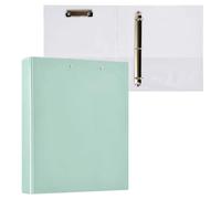 Light Coral 1.5" 3 Ring Binders Clear View nizer for Office School & Home Holds 200 Sheets Fits A4 & Letter Size Paper 2 Pack - & Stylish Storage Solution