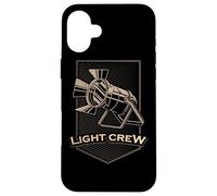 Light Crew Vintage Spotlight Stage Tech Theater Lighting Case for iPhone 16 Plus
