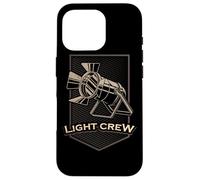 Light Crew Vintage Spotlight Stage Tech Theater Lighting Case for iPhone 16 Pro