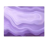 Light Dark Purple Marble Kitchen Glass Cutting Board Ocean Decorative Gift Marbled Granite Stone Rock Gift For Her Mom Wife (Light Purple)