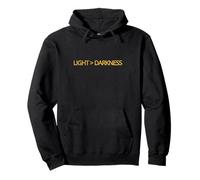 Light > Darkness T-Shirt Faith Over Evil Christian Apparel Pullover Hoodie