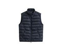 Light Down Vest, male, Gant, Waistcoats, Blue, XL, Jackets XL