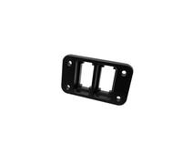 Light Dual Push Button Switch HEATER FAN FRONT REAR DIFF LOCK 12V Car Switc Fit For TOYOTA Landcruiser Prado RAV4 Tacoma(2 Gang housing)