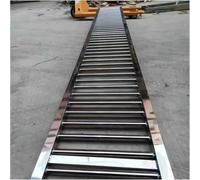 Light-Duty Conveyor with 2.5cm Galvanized Steel Rollers for Warehouse Delivery & Unloading, 40cm x 250cm e, Ideal for Factories & Logistics