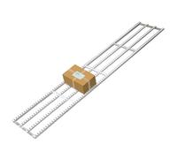 Light-Duty Gravity Roller Conveyor - Anti-Rust Steel Frame, ABS Rollers, Splicable Design for Efficient Unloading in Warehouses & Factories, Optimal Transport Solution