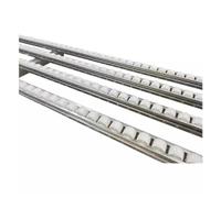 Light-Duty Skate Wheel Conveyor Rail ABS Roller Slide Splicable Stainless Steel Frame for Warehouses & Factories 30x300cm Flow Rack System