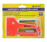 Light Duty Staple Gun Includes 100 Staples 4-8MM Nails Upholstery DIY Tacker New