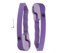Light Duty Style Handlebar Ends Made of Anodized Aluminium Alloy for 22.2mm Mountain Bike Handlebars with Refined Touch (Purple)