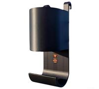 Light-Duty Tennis Bottle and Towel Rack for Net Use, Robust ABS Shell, Maintains Integrity Across Seasons and Conditions (Black)