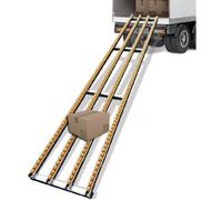 Light-Duty Unpowered Conveyor Trailer 16" ABS Roller for Warehouse Bucket Line Unloading 200cm Length Splicing Truck Pulley System Efficient Material Handling Solution