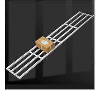 Light-Duty Unpowered Roller Conveyor Slides - 30/40/50cm ABS Plastic Rollers for Beverages Water Cartons & Goods Unloading - Silver 40cm x 200cm Efficient Transport Solution
