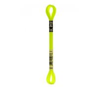 DMC Garn Embroidery Floss Light Effects 317W-E980, Polyester 8.7 yd, Neon Yellow
