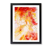 Light Explosion Abstract Framed Print | A3 Black Framed Wall Art | Ready to Hang | Abstract Fantasy Picture | Living Room Bedroom Lounge Office