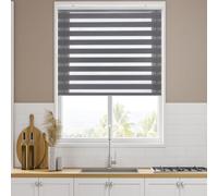 Light Filtering Roller Blinds 100 x 180 cm Insulated UV Protection, Adjustable Blackout Blind in a Variety of Sizes Ideal for Bedroom, Dark Grey