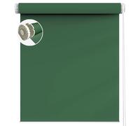 Light Filtering Roller Blinds 35 x 60 cm In a Variety of Colours and Sizes Ideal Day Night Roller Blinds Light Filter Easy to Install, for Bathroom,The Office, Dark Green