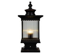 Light Fixture Patio Light Rustproof Aluminium Alloy Lantern Pillar Outdoor Column Light gate Post porches courtyards Villa Garden