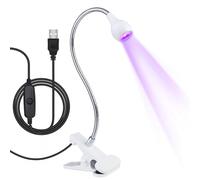 Light For Gel Nails Small Cures Light 5W LED Lamp USB Dryer With Gooseneck For Quick Curing