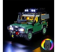 Light for Lego- 10317 Land-Rover Classic Defender 90 - Led Lighting Kit Compatible with Lego Building Blocks Model - NOT Included The Model Set (Remote Control Model)