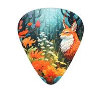 Light Fox Guitar picks in thin, medium, and thick sizes, 12-piece set, suitable for electric guitar and various instruments