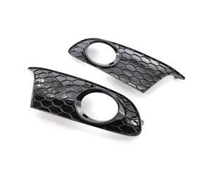 Light Frame Compatible With VW For Golf 6 2009 2010 2011 2012 2013 2Pcs Front Bumper Grille Honeycomb Fog Light Cover Lower Grill OEM: 5K0853665