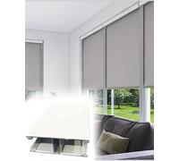 Light Gap Blockers for Blinds Double Light Blocking Strips Rail for Windows, 100% Blackout Light Blockers for Shades And Blinds, Kid Room Nursery Sleepy Time Tracks(Double slot- S,134.6cm/53inch)