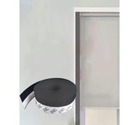 Light Gap Blockers for Blinds No Drill Window Light Blocker Strips Decorative, Extra Long Light Blocking Tracks for Curtains Roller Blinds, Blackout Side Tracks with Adhesive(Black,35mm/1.4inch)