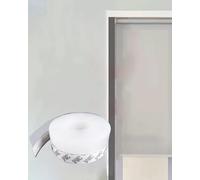 Light Gap Blockers for Blinds No Drill Window Light Blocker Strips Decorative, Extra Long Light Blocking Tracks for Curtains Roller Blinds, Blackout Side Tracks with Adhesive(White,35mm/1.4inch)