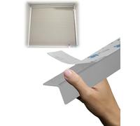 Light Gap Blockers for Blinds Self-Adhesive Light Blocking Strips for Window Fram, Light Blocker Blackout PVC Strips for Blinds Gap Side Track, Sleepy Time Tracks(Gray,147.3cm/58inch)