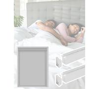 Light Gap Blockers for Blinds Sleepy Time Tracks-side Channels for Blackout Roller Shades, Heat Resistant Light Blocking Strips Nursery Blocking Sunlight, Light Blockers(White,85inch/215.9cm)