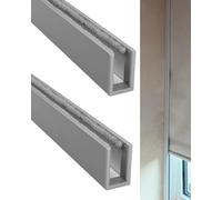 Light Gap Blockers for Blinds Window Light Blocker Blackout Strips for Blinds Gap Side Track, Nursery Light Blocking Strip/Apartment Sleepy Time Tracks, Side Channels(Gray,109.2cm/43inch)