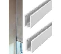 Light Gap Blockers for Blinds Window Light Blocker Blackout Strips for Blinds Gap Side Track, Nursery Light Blocking Strip/Apartment Sleepy Time Tracks, Side Channels(White,215.9cm/85inch)
