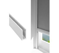 Light Gap Blockers for Blinds Window Light Blocker Strips for Blinds Gap Side Track, U Shape Light Blocking Strips, Extra Long Sleepy Time Tracks(Color3,65cm/25.5'')