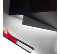 Light Gap Blockers Single Window Edge Blackout Strips Self Adhesive, Curtains Side Gap Blocking Strips, Cuttable Cabinet Light Strip Blocker/Shading Rail Tracks(Black,40in/102cm)