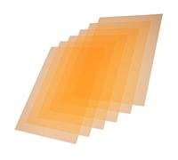 Light Gel Filter Sheets 6pcs PVC Orange for Photo Strobe Lights | Gel Light Filter, Colour Correction Film, Classroom Party Use, Eye Movement Control for Boy Girl with Dyslexia