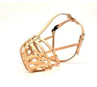 Light Genuine leather Dog Muzzle for Rottweiler,Mastiff and other similar snout