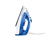 Morphy Richards LightGlide Steam Iron, Ceramic Non Stick Soleplate, 100g boost, 24g Output, Self Clean, Variable & Vertical Steam, 2200W, Blue and White, 300401