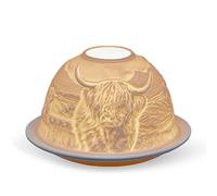 Light-Glow Animal Tealight Dome | Decorative LED Candle Holder | H8 x Ø12cm | Flameless Ambient Lighting for Home Décor | Multiple Designs (Elephants)