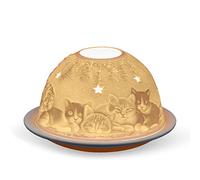 Light-Glow Christmas Cats Dome