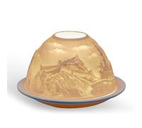Light-Glow Porcelain Tealight Dome - Landmark & City Collection, Handcrafted Lithophane Tea Light Holder, Multiple Designs Available (Edinburgh)